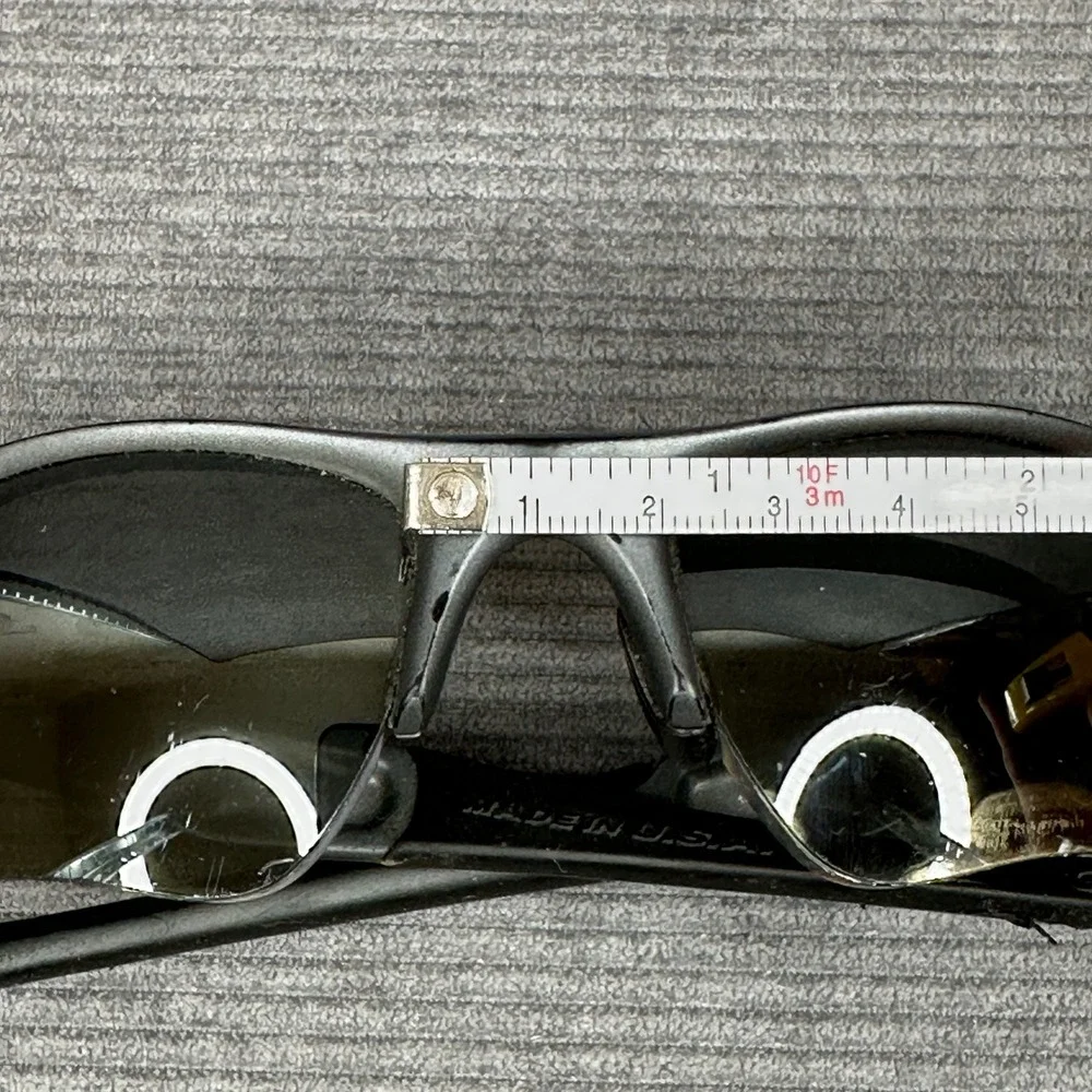 Oakley Flak Jacket XLJ Y2K Sunglasses Jet Black Iridium 13-721 Made in USA Sport